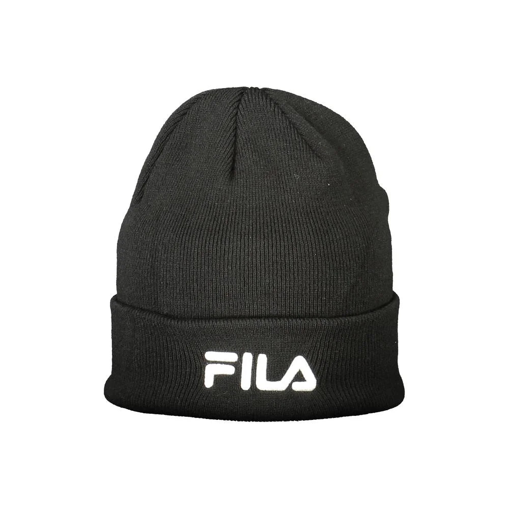 Fila Black Polyacrylic Hat - UNI