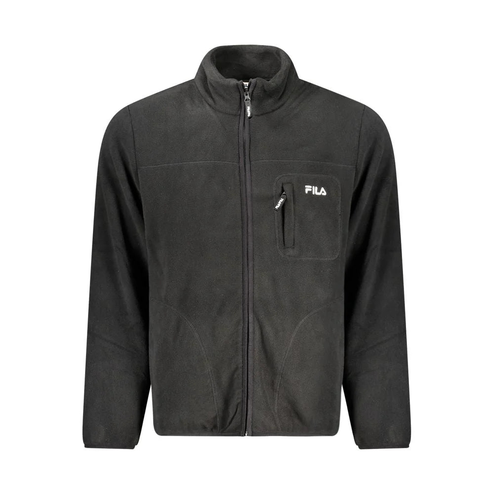 Fila Black Polyester Men Jacket - Coats & Jackets