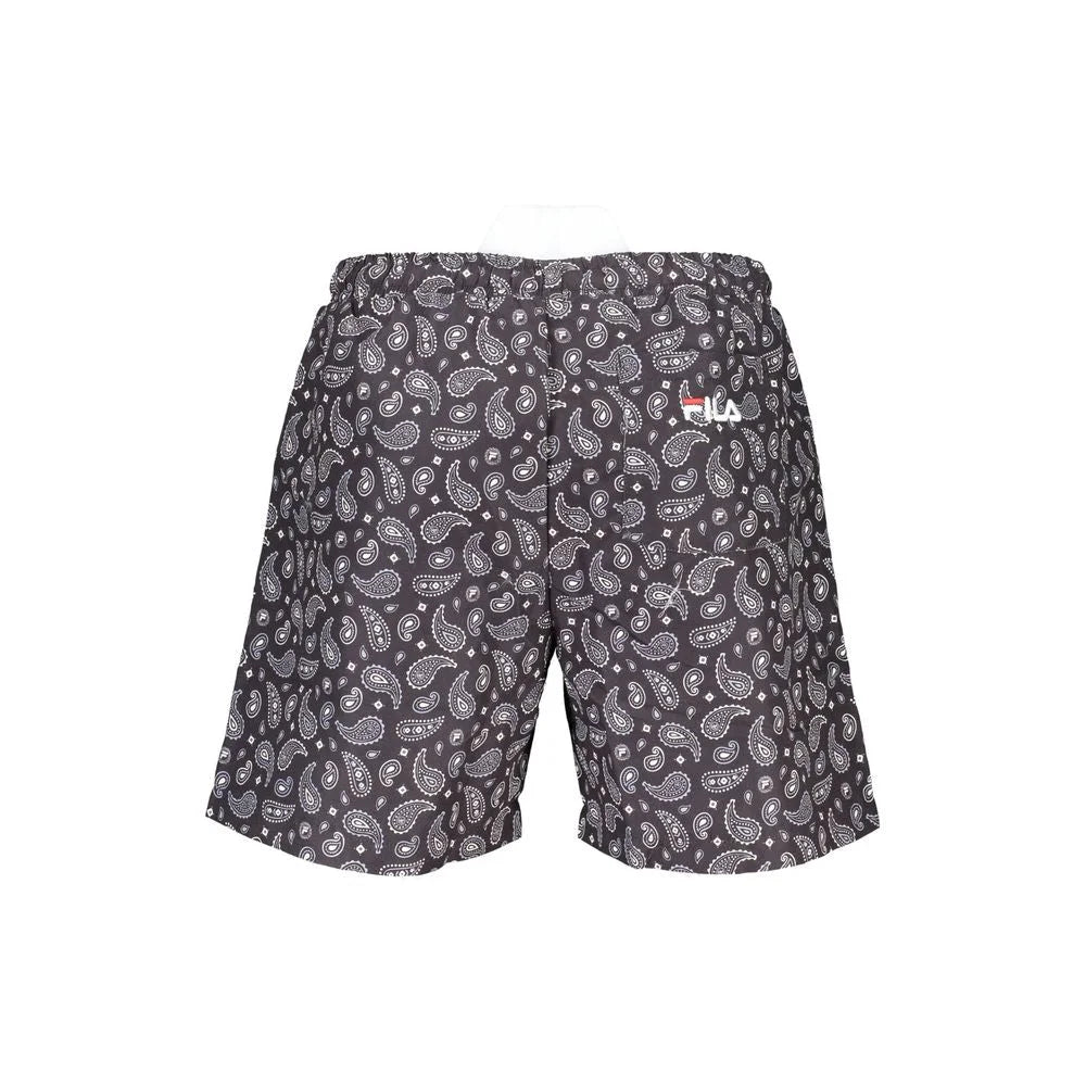 Fila Black Polyester Swimwear - XL