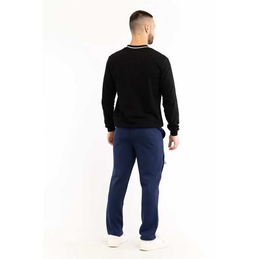 Fila Blue Cotton Joggers (Workout Pants) - S