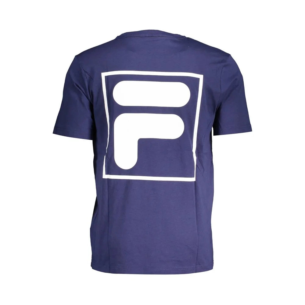 Fila Blue Cotton T-Shirt - T-Shirts