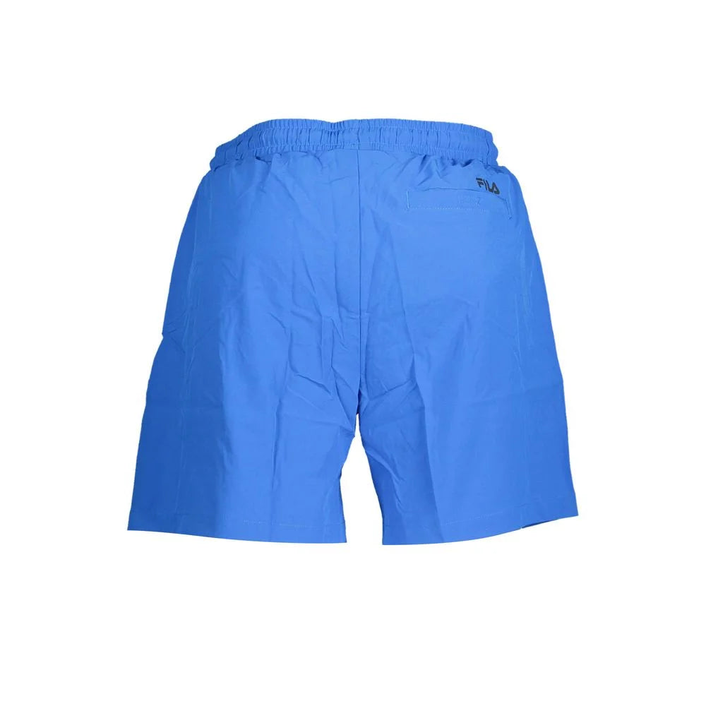 Fila Blue Polyester Swimwear - Bermudas