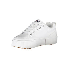 Fila Chic White Wedge Sneakers with Embroidered Detail - EU41/US11