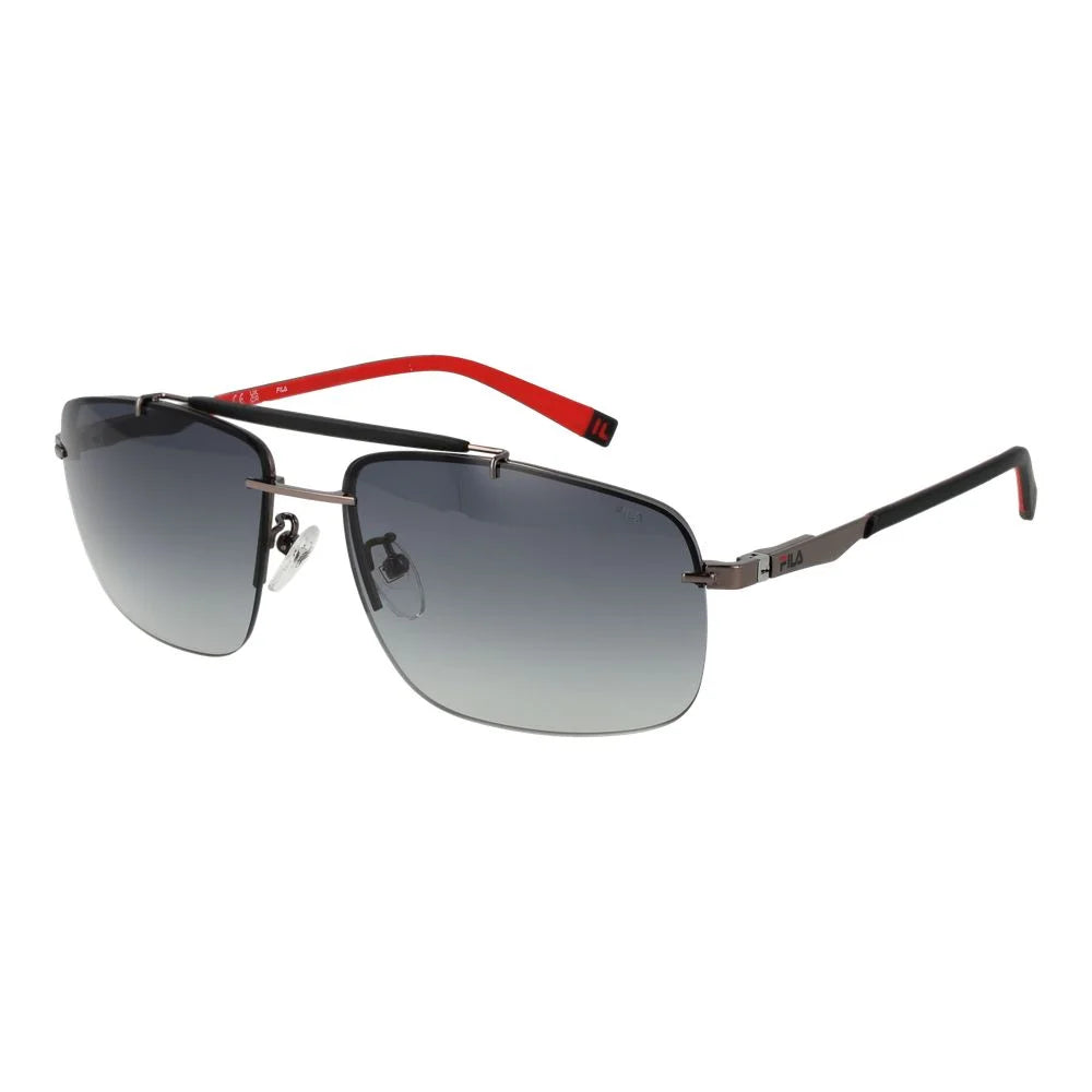 Fila Gray Stainless Steel Sunglasses