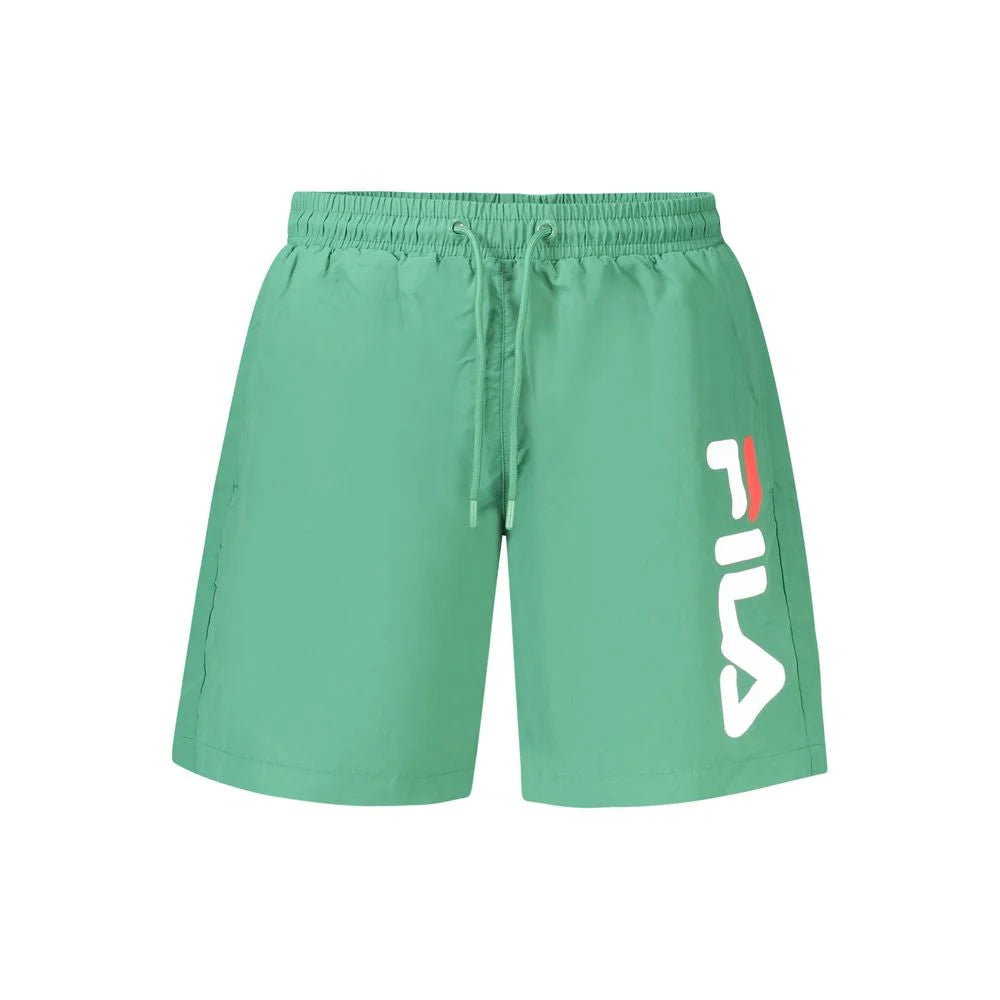 Fila Green Polyamide Swimwear - Swim Boxers