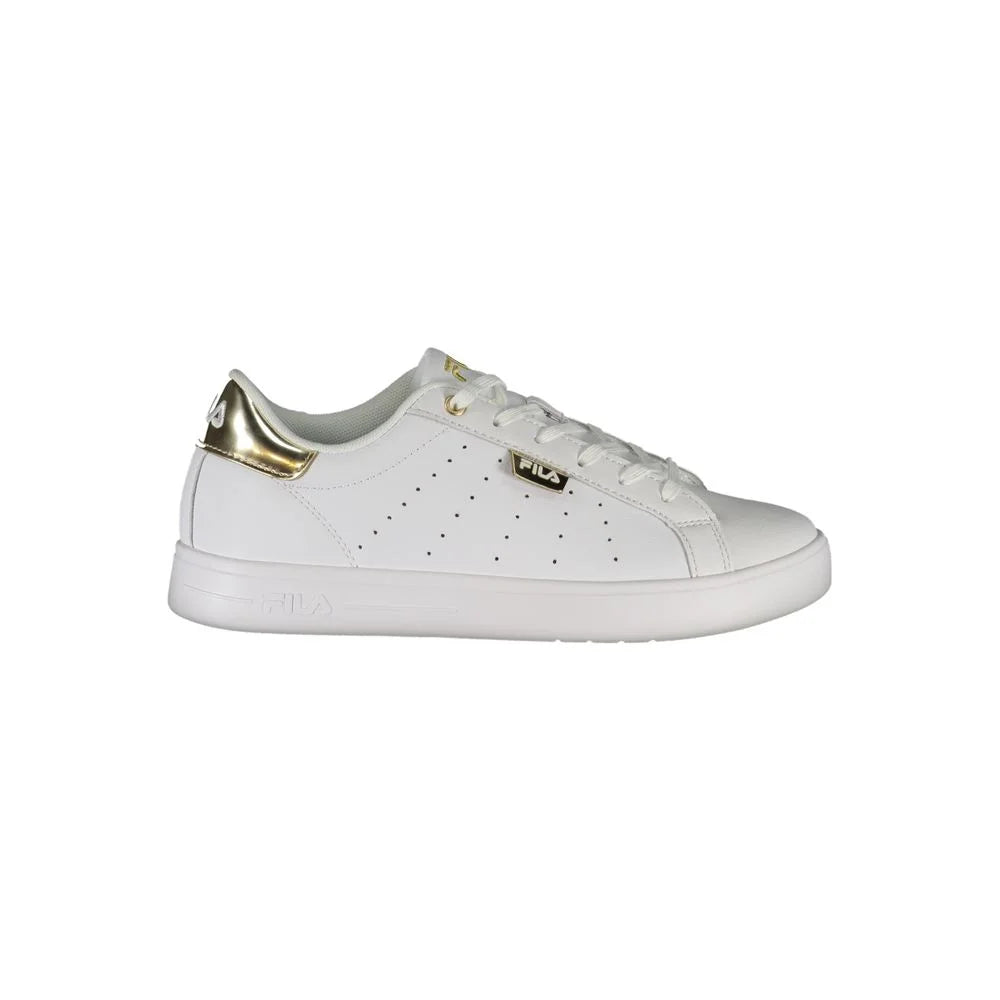 Fila Lace-Up Luxe Sneakers with Golden Accents - Sneakers