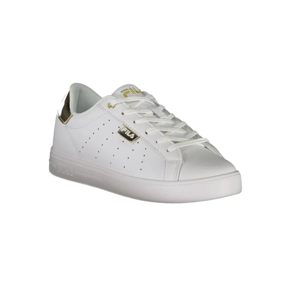 Fila Lace-Up Luxe Sneakers with Golden Accents - Sneakers