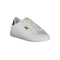 Fila Lace-Up Luxe Sneakers with Golden Accents - Sneakers