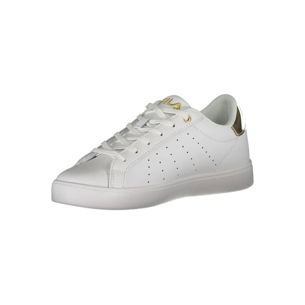 Fila Lace-Up Luxe Sneakers with Golden Accents - Sneakers