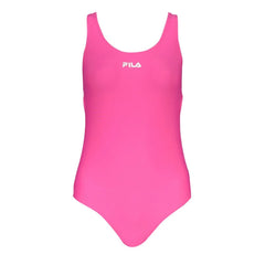 Fila Pink Elastane Swimwear - XS - One-Piece Swimsuits