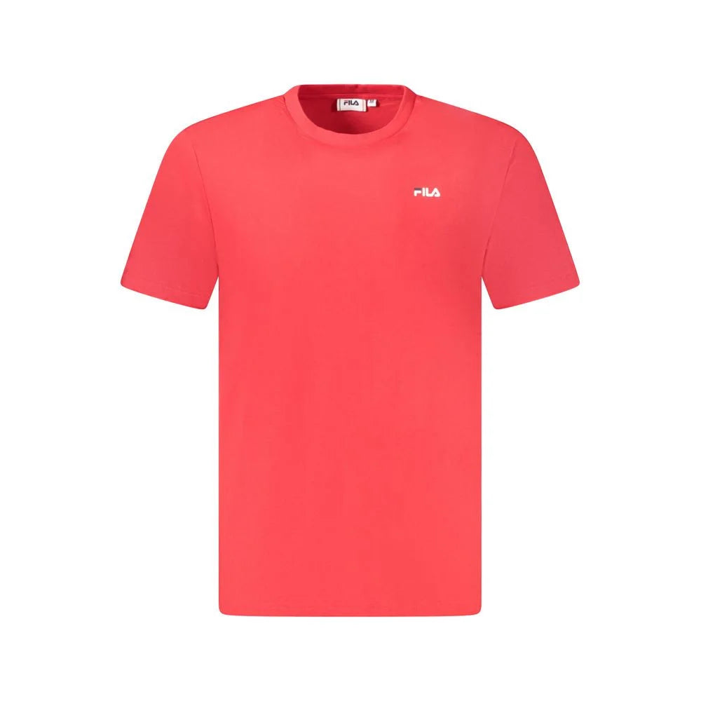 Fila Red Cotton T-Shirt - T-Shirts