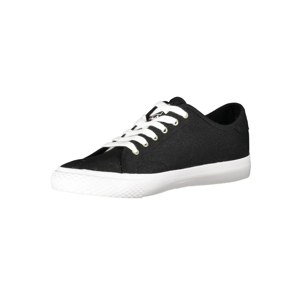 Fila Sleek Black Laced Sports Sneakers - Athletic Shoes