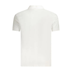 Fila White Cotton Men Polo Shirt