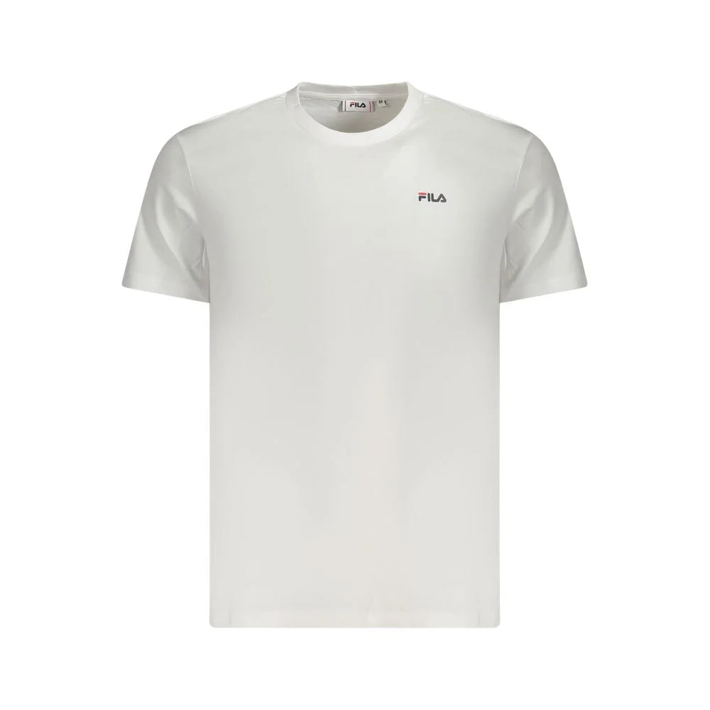 Fila White Cotton Men T-Shirt - T-Shirts