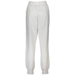 Fila White Cotton Pant - Joggers