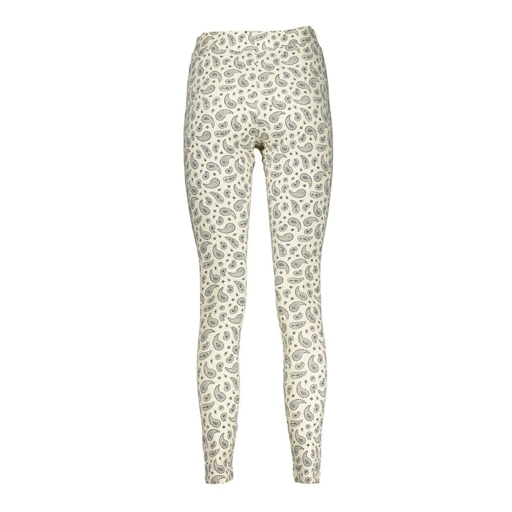 Fila White Cotton Pant - Leggings