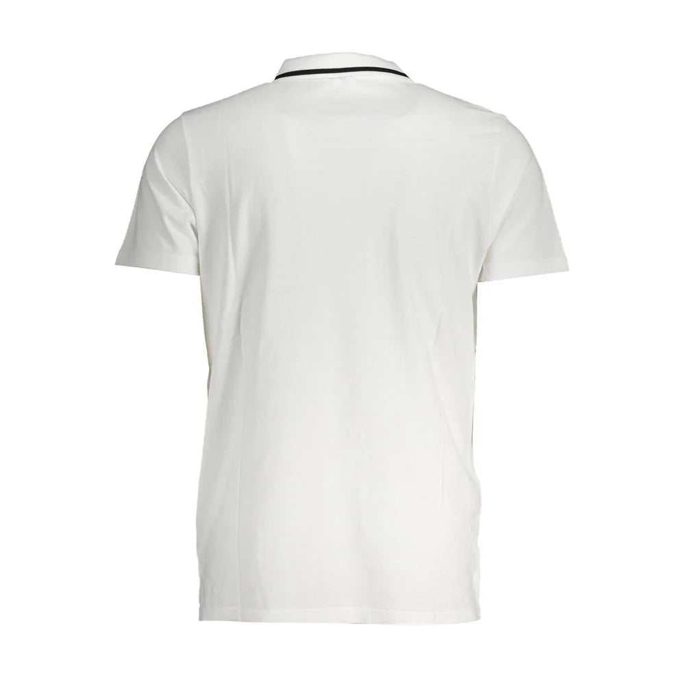 Fila White Cotton Polo Shirt - S - Polos