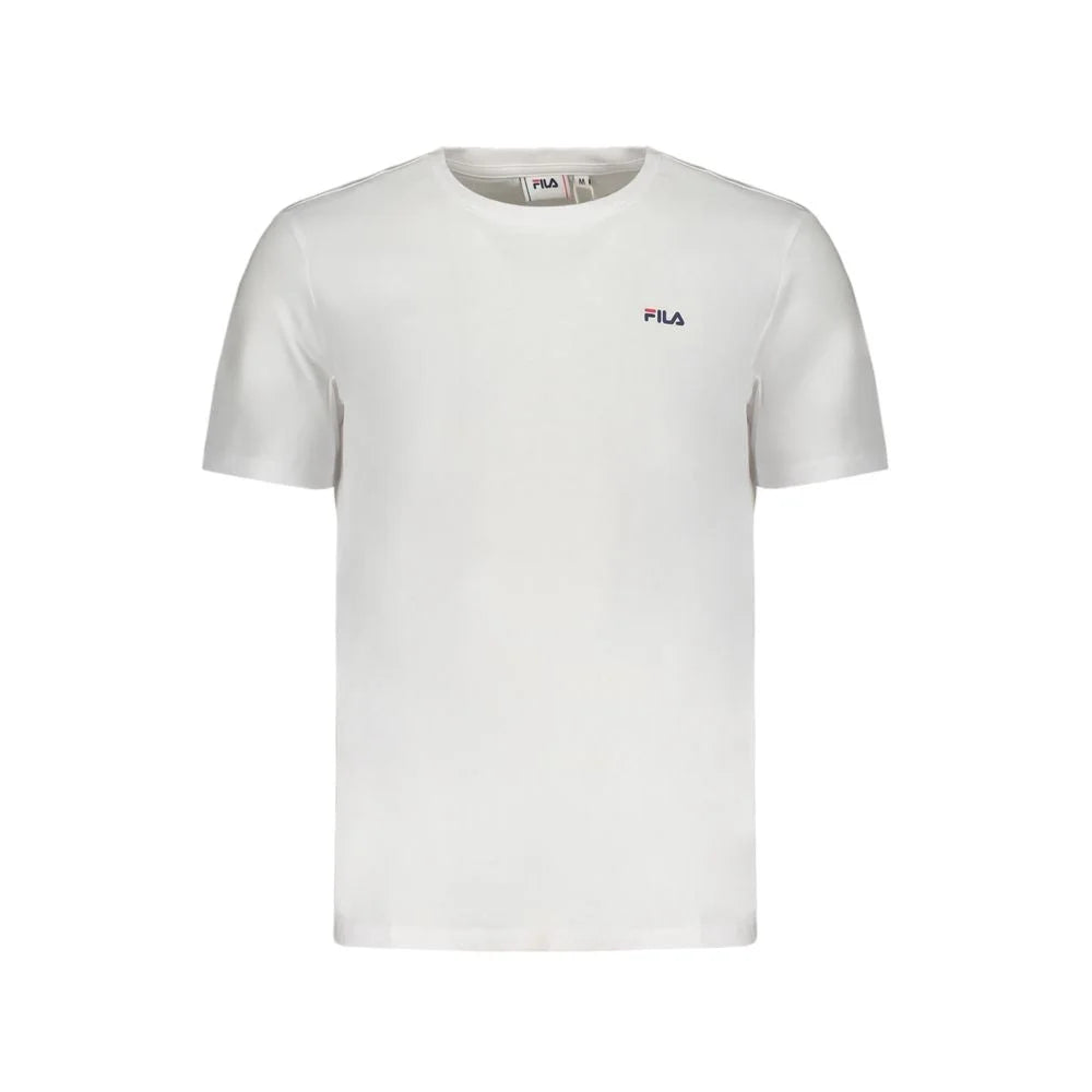 Fila White Cotton T-Shirt