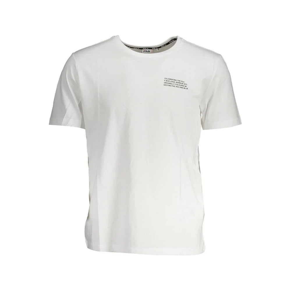 Fila White Cotton T-Shirt - M - T-Shirts