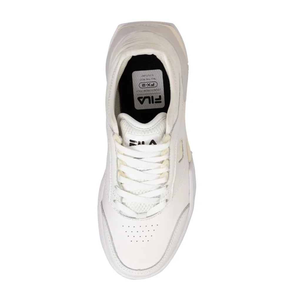 Fila White Leather Low Top Sneakers - EU43/US10