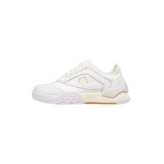 Fila White Leather Low Top Sneakers - EU43/US10