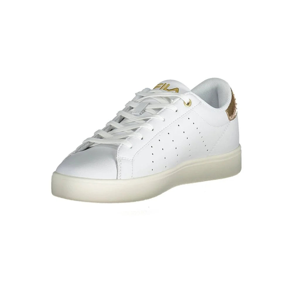 Fila White Leather Women Sneaker - EU41/US11 - Sneakers