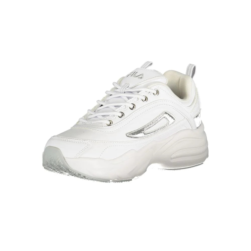 Fila White Polyester Sneaker