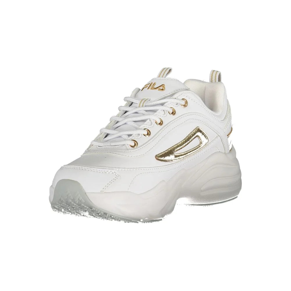 Fila White Polyester Sneaker