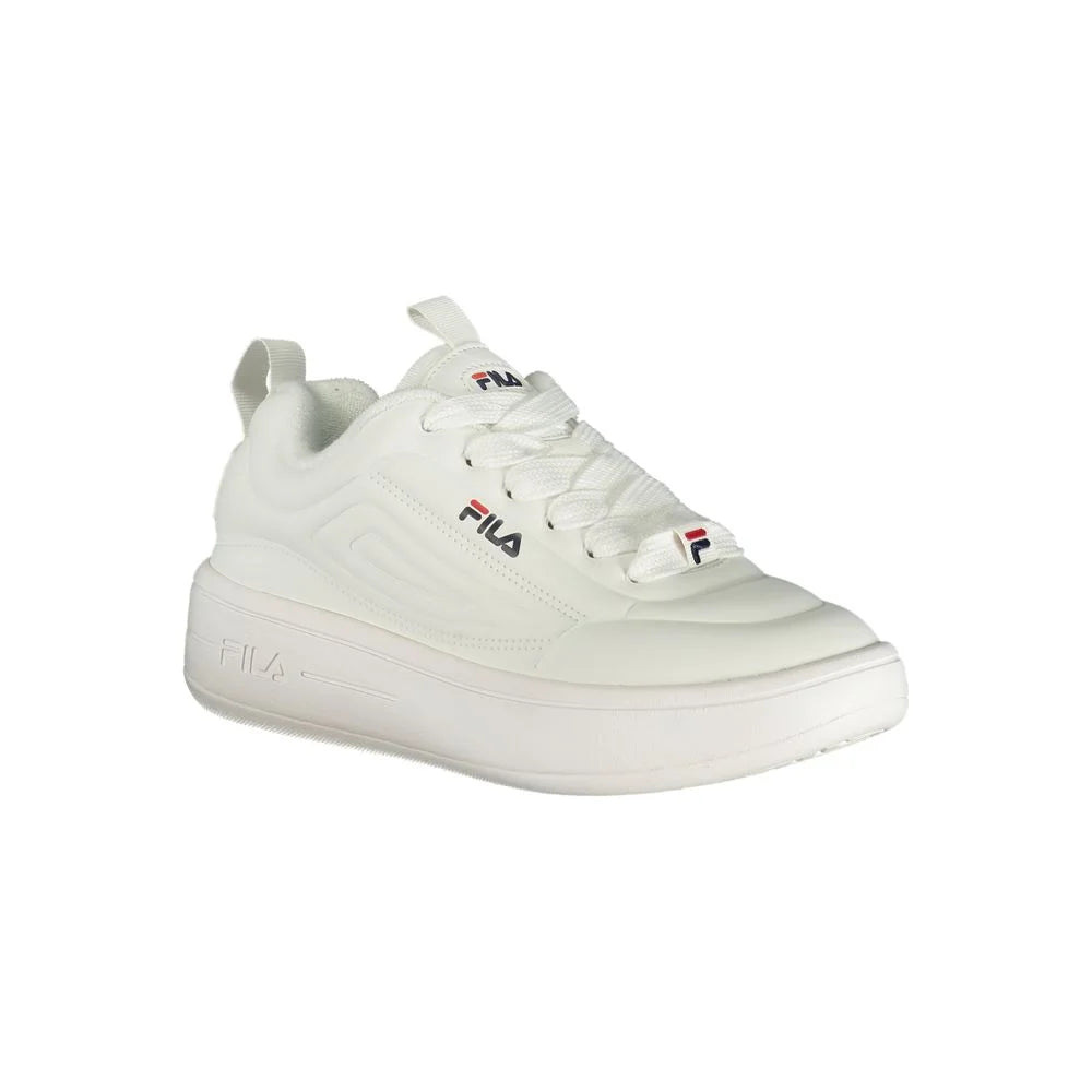 Fila White Polyester Sneaker