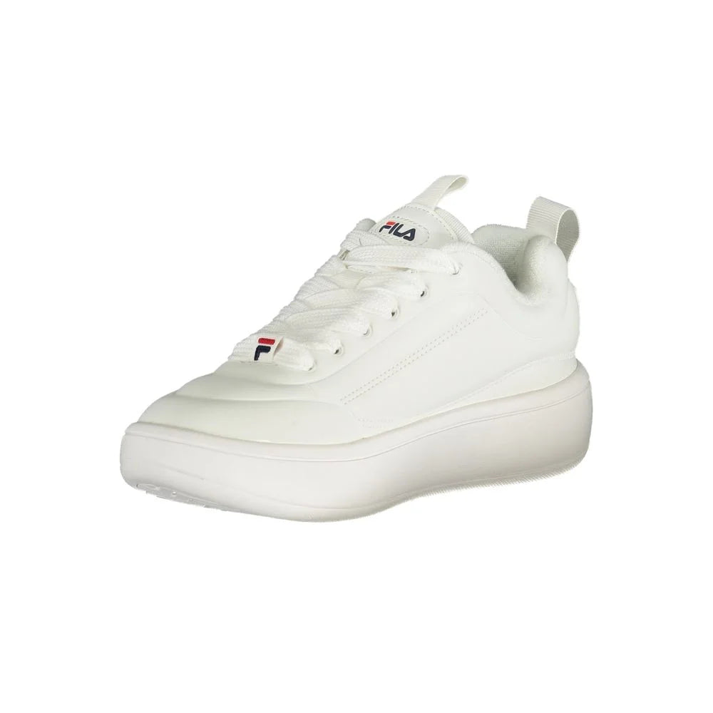 Fila White Polyester Sneaker