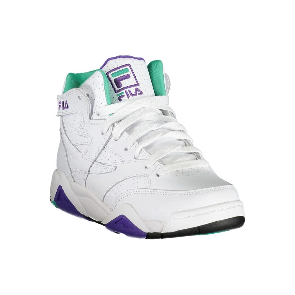 Fila White Polyester Sneaker - Athletic Shoes