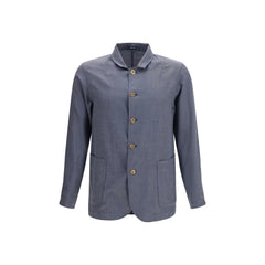 Finamore Gray Wool Oves Aries Jacket