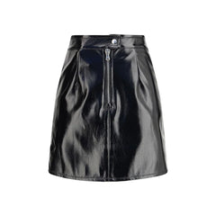 Fiorucci Black Cotton Mini Skirt - IT38 | S