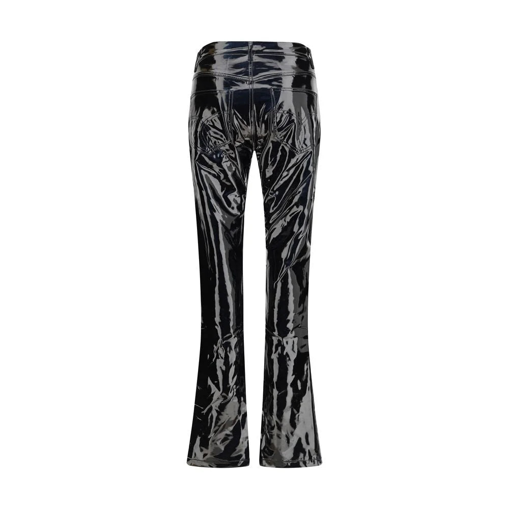 Fiorucci Black Polyethylene Casual Pants