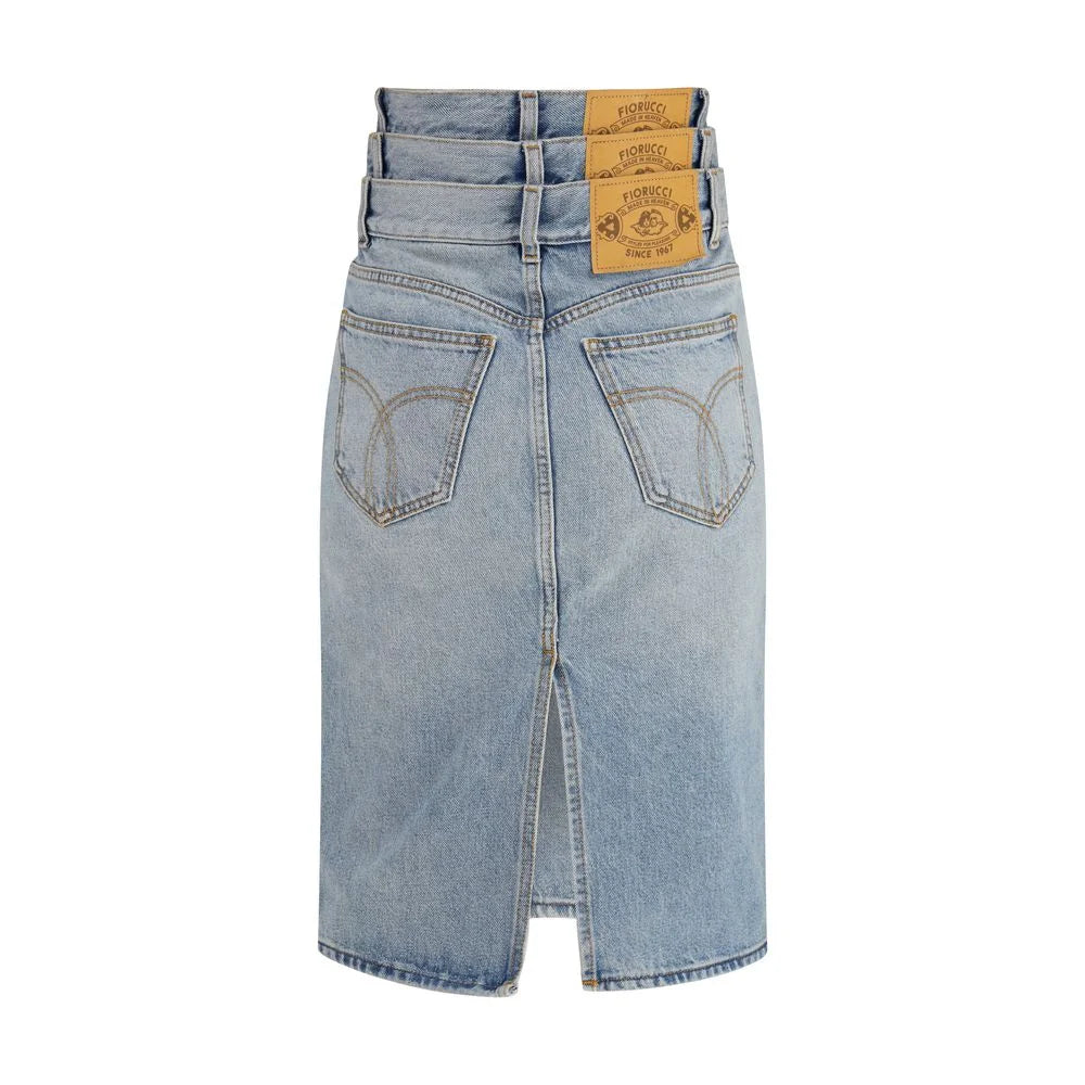 Fiorucci Blue Denim Skirt
