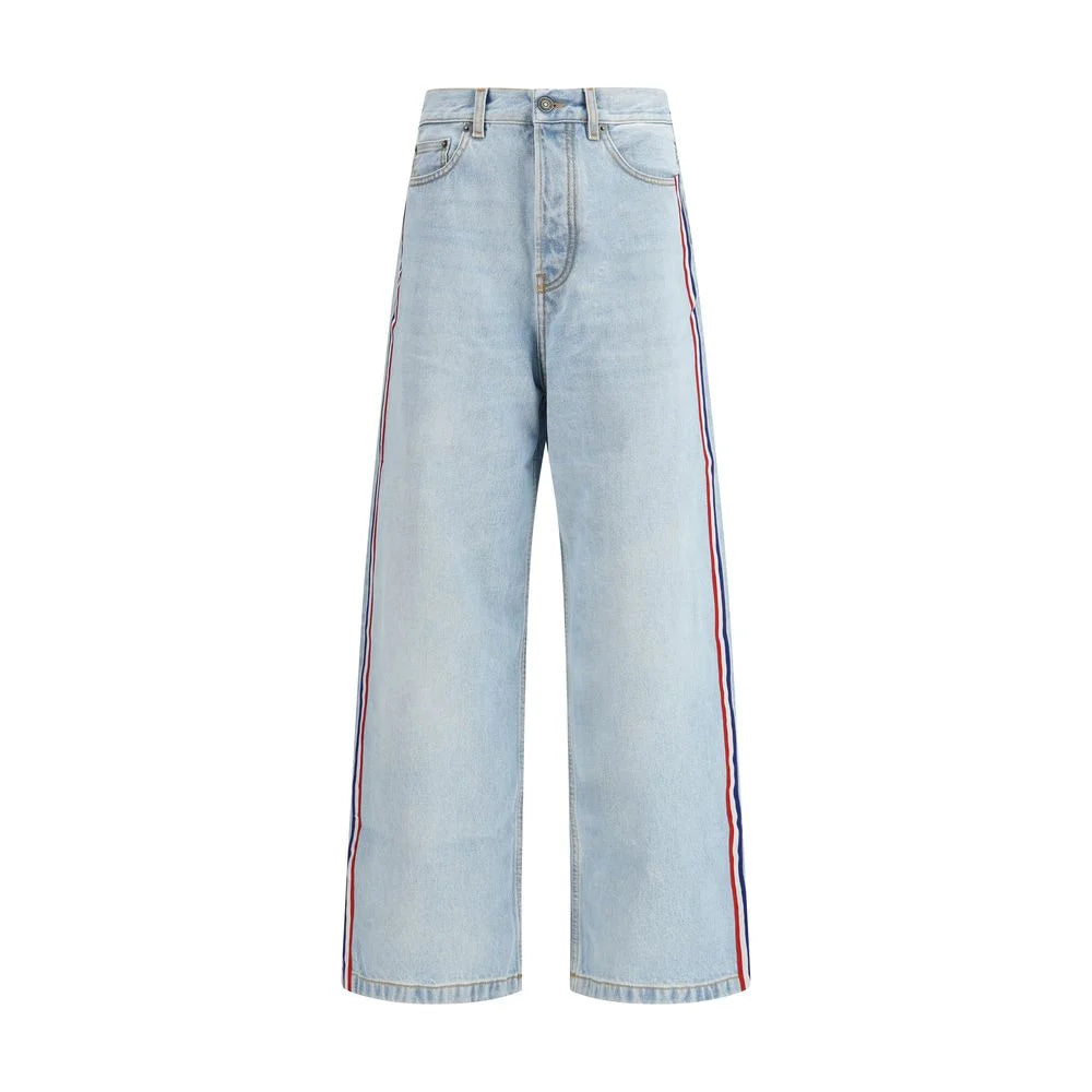 Fiorucci Light Blue Cotton Jeans Denim