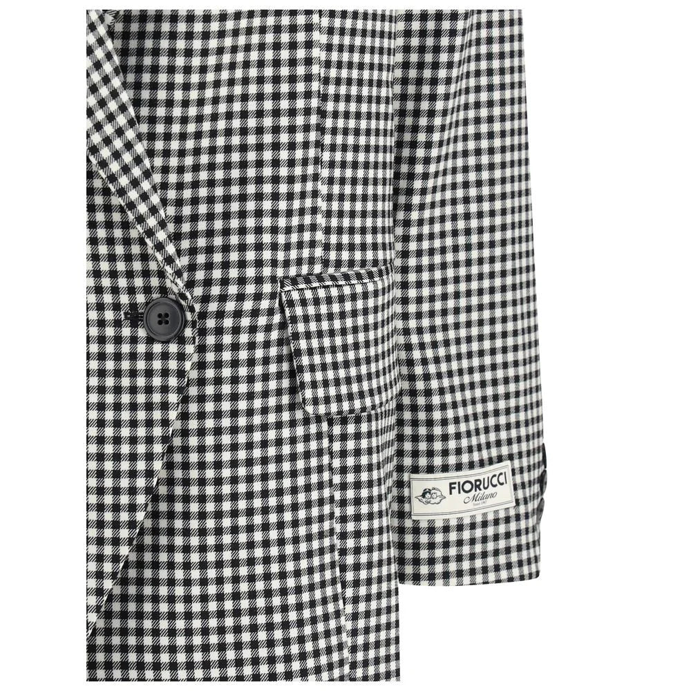 Fiorucci Multicolor Fleece Wool Blazer