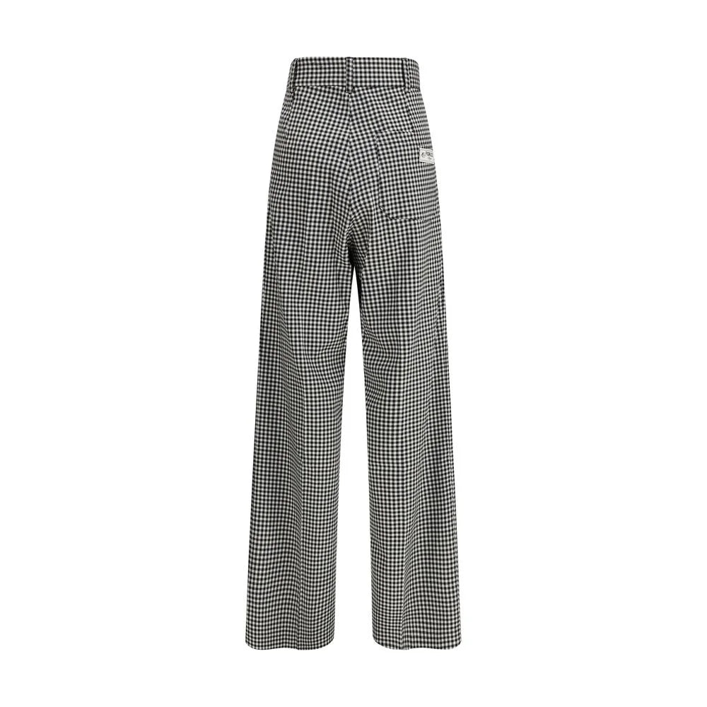 Fiorucci Multicolor Fleece Wool Casual Pants