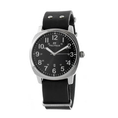 Folli Follie Black Leather Watch - Watches