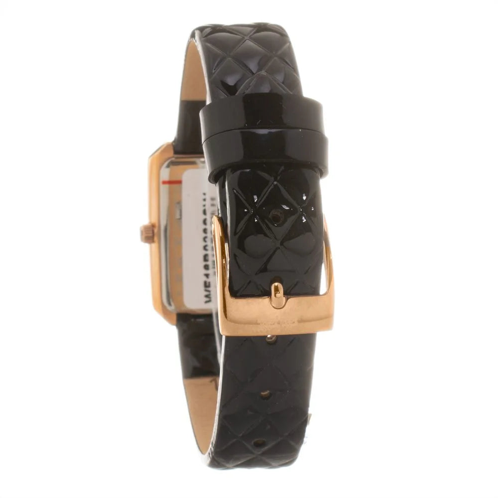 Folli Follie Black Leather Watch - Watches