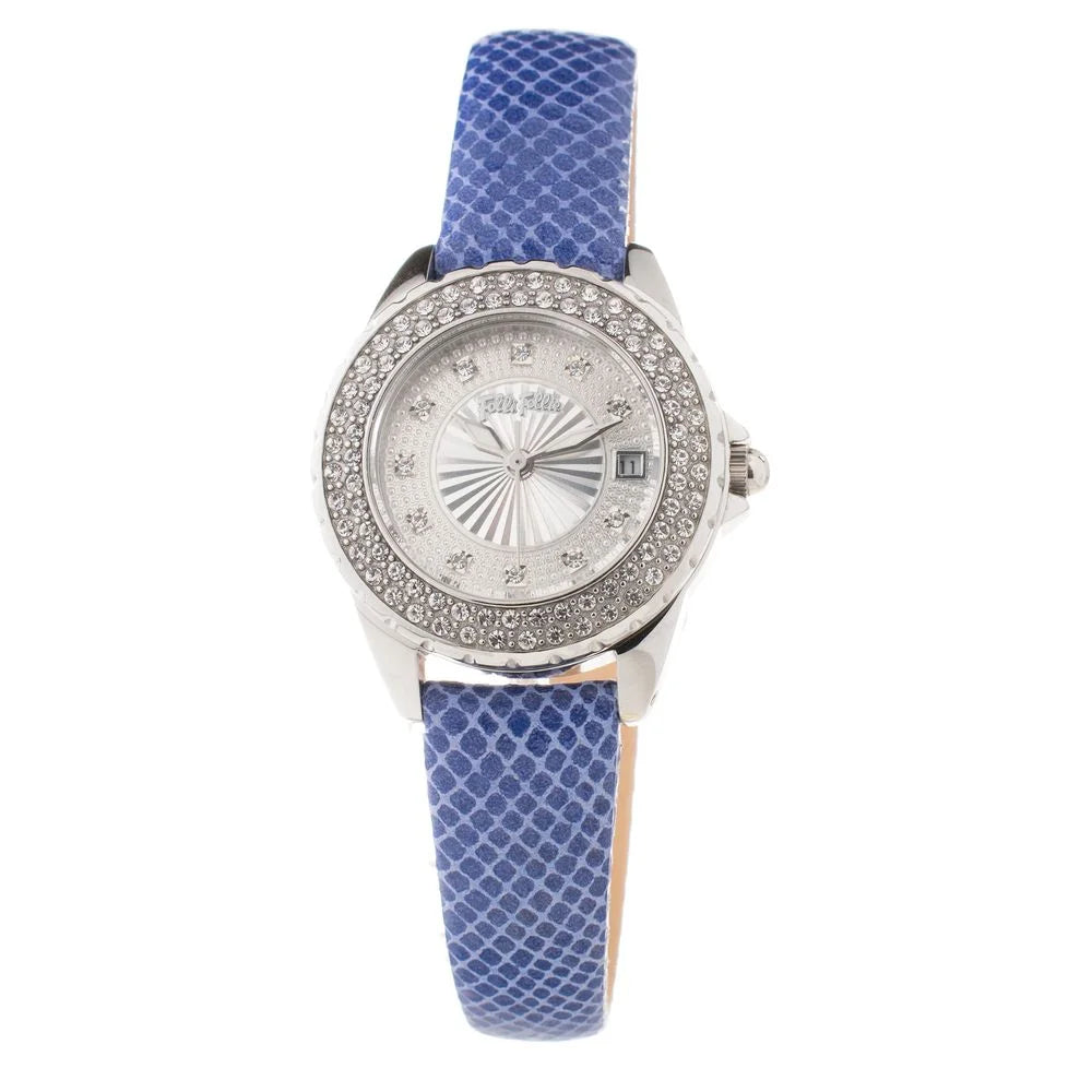 Folli Follie Blue Leather Watch - Watches