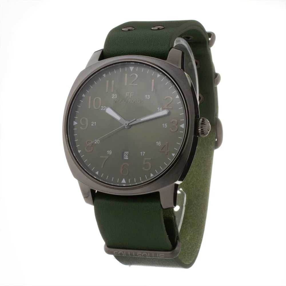 Folli Follie Green Leather Watch - Watches
