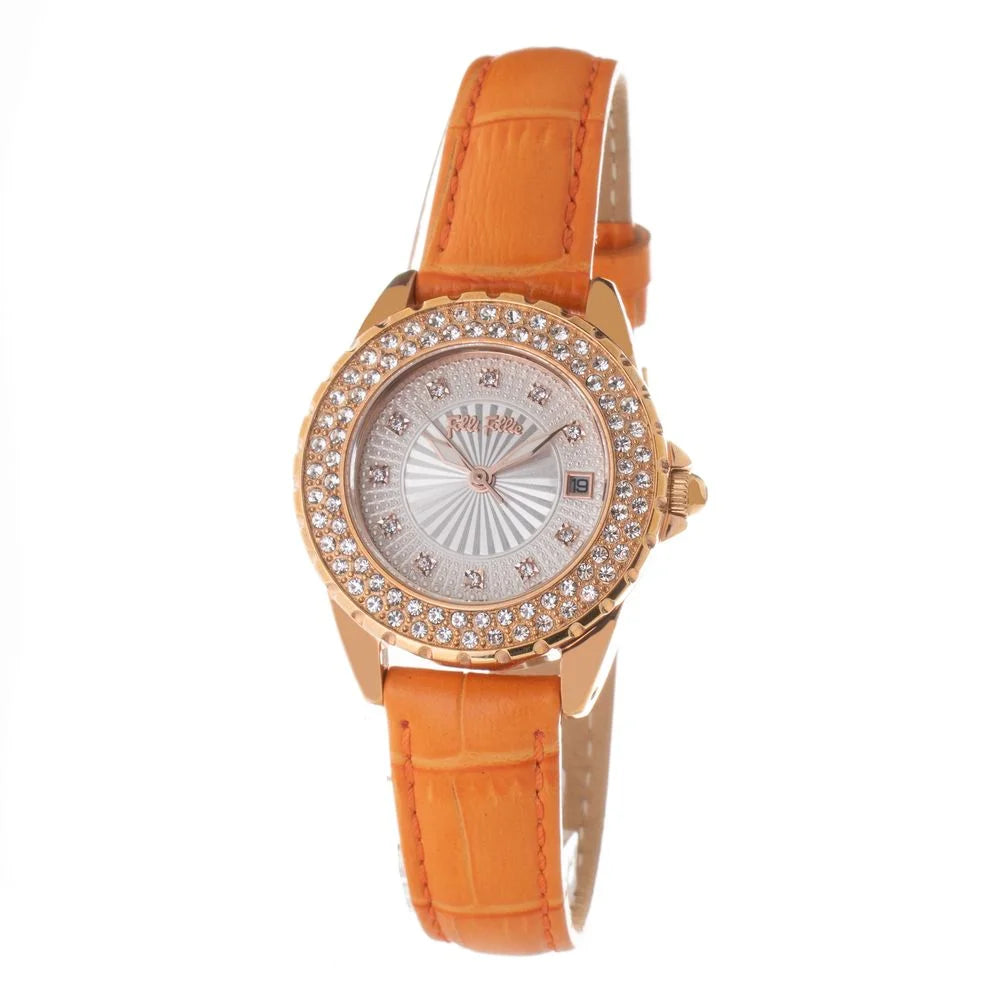 Folli Follie Orange Leather Watch - Watches