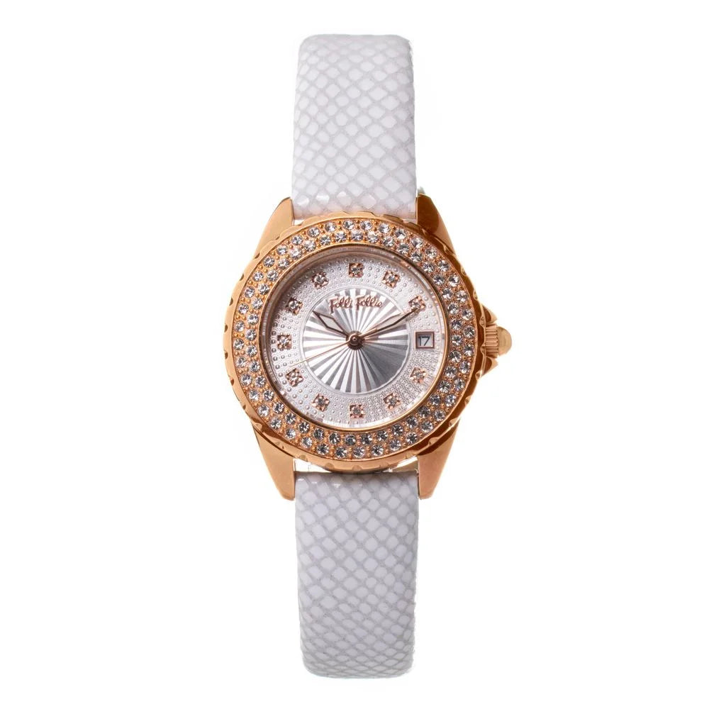 Folli Follie White Leather Watch - Watches