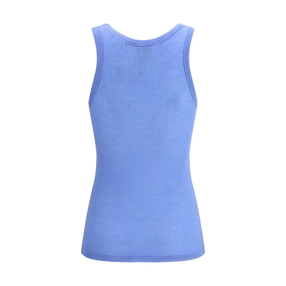 Forte_Forte Blue Fleece Wool Top