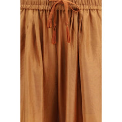 Forte_Forte Brown Silk Casual Pants - II/M
