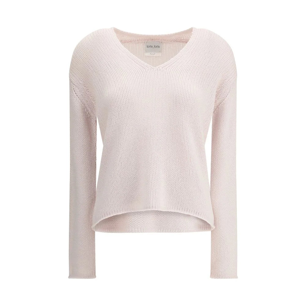 Forte_Forte Cashmere and wool V-neck Sweater - I/S