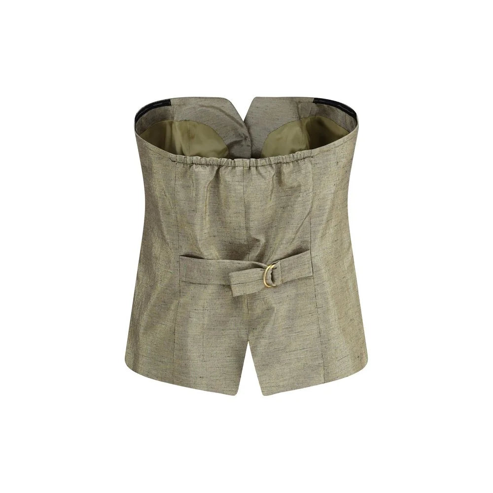 Forte_Forte Gold Cotton Top