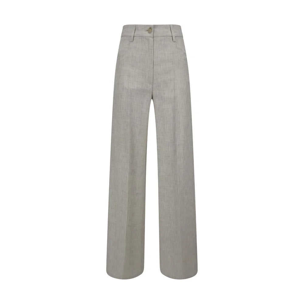 Forte_Forte Gray Viscose Casual Pants - II/M