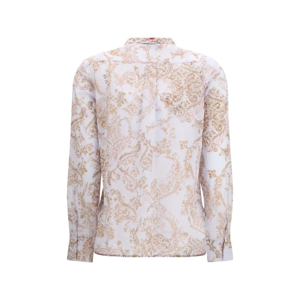 Forte_Forte Multicolor Cotton Pattern Shirt - 3